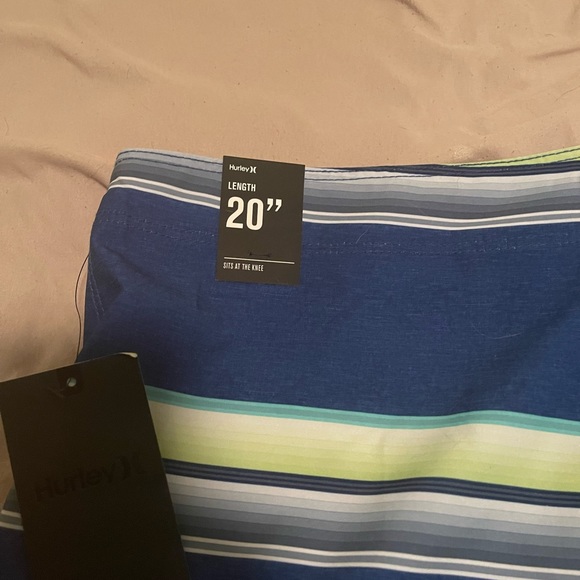 Hurley stripe BS board shorts stretch stripes - Picture 6 of 7